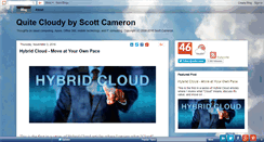 Desktop Screenshot of blog.quitecloudy.com